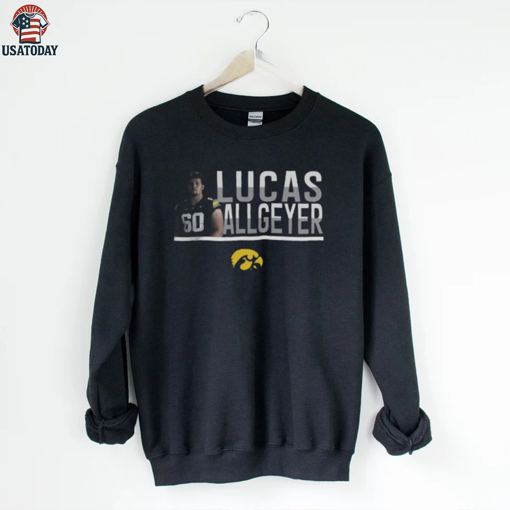 Iowa Football Lucas Allgeyer Illustrated T Shirt Iowa Football Lucas Allgeyer Illustrated T Shirt