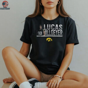 Iowa Football Lucas Allgeyer Illustrated T Shirt