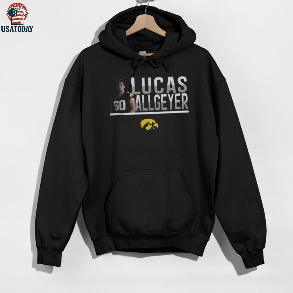 Iowa Football Lucas Allgeyer Illustrated T Shirt Iowa Football Lucas Allgeyer Illustrated T Shirt