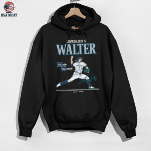Jomboy Media Shop Seattle Mariners Logan Gilbert is Walter T Shirt