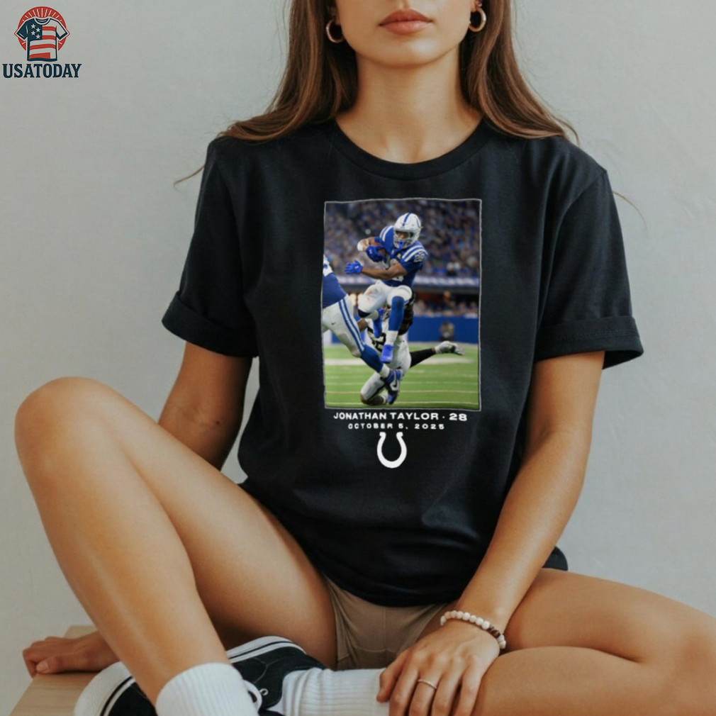 Jonathan Taylor Indianapolis Colts NFL Flash Features Week 5 T Shirt Jonathan Taylor Indianapolis Colts NFL Flash Features Week 5 T Shirt