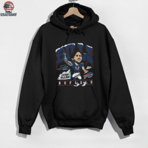 Josh Allen Buffalo Bills Homage Unisex Caricature Player Graphic Tri Blend T Shirt