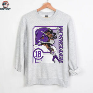Justin Jefferson Collage Frame T Shirt Hoodie