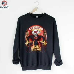 Kansas City Chiefs Golden Skull Shirt
