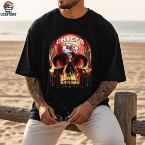 Kansas City Chiefs Golden Skull Shirt