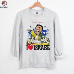 Kendrick Lamar I love Israel graphic shirt