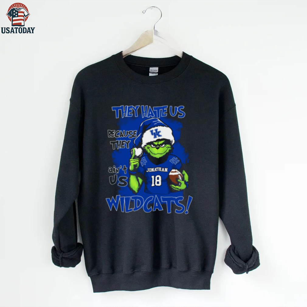 Kentucky Wildcats Custom Name Grinch Xmas Shirt – Personalized NCAA Football Tee – Quote Holiday Outfit “They Hate Us Because They Ain’t Us” Kentucky Wildcats Custom Name Grinch Xmas Shirt – Personalized NCAA Football Tee – Quote Holiday Outfit “They Hate Us Because They Ain’t Us”