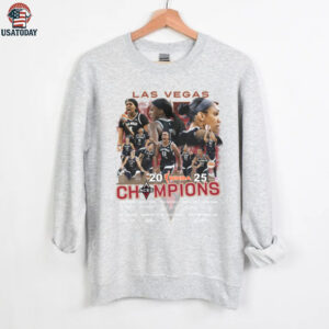 Las Vegas Aces 2025 WNBA Champions All Stars Celebrating T Shirt