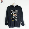 Las Vegas Raiders Donald Duck and Mickey Mouse T Shirt