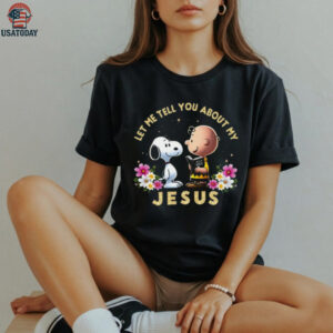 Let Me Tell You About My Jesus Snoopy Charlie Brown Bible T Shirt