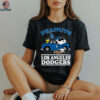 Los Angeles Dodgers Snoopy Peanuts Car Baseball T Shirt