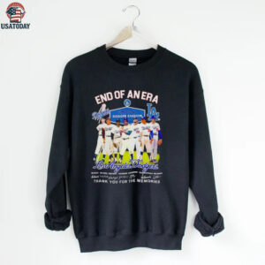 Los Angeles Dodgers end of an era thank you for the memories signatures shirt