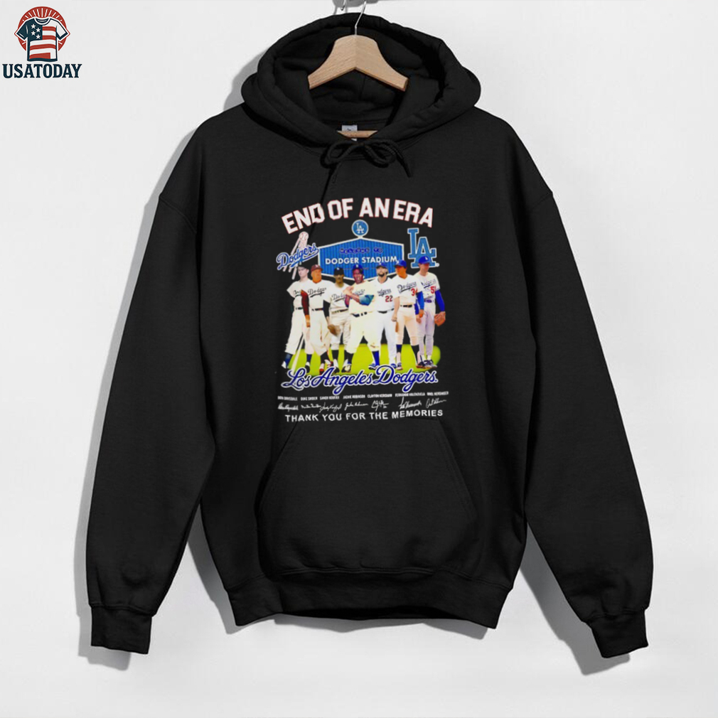 Los Angeles Dodgers end of an era thank you for the memories signatures shirt Los Angeles Dodgers end of an era thank you for the memories signatures shirt
