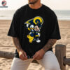 Los Angeles Rams Mickey Mouse Donald Duck T Shirt