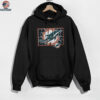 Miami Dolphins Black Team Stacked Logo Shirt