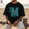 Miami Dolphins Glitter M Logo Tee
