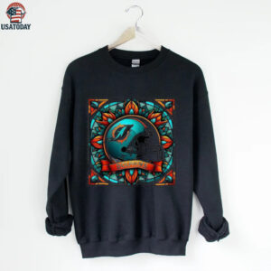 Miami Dolphins Stained Glass Spirit Tee