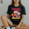Miami Heat X Charlie Brown And Snoopy Playing Basketball Shirt