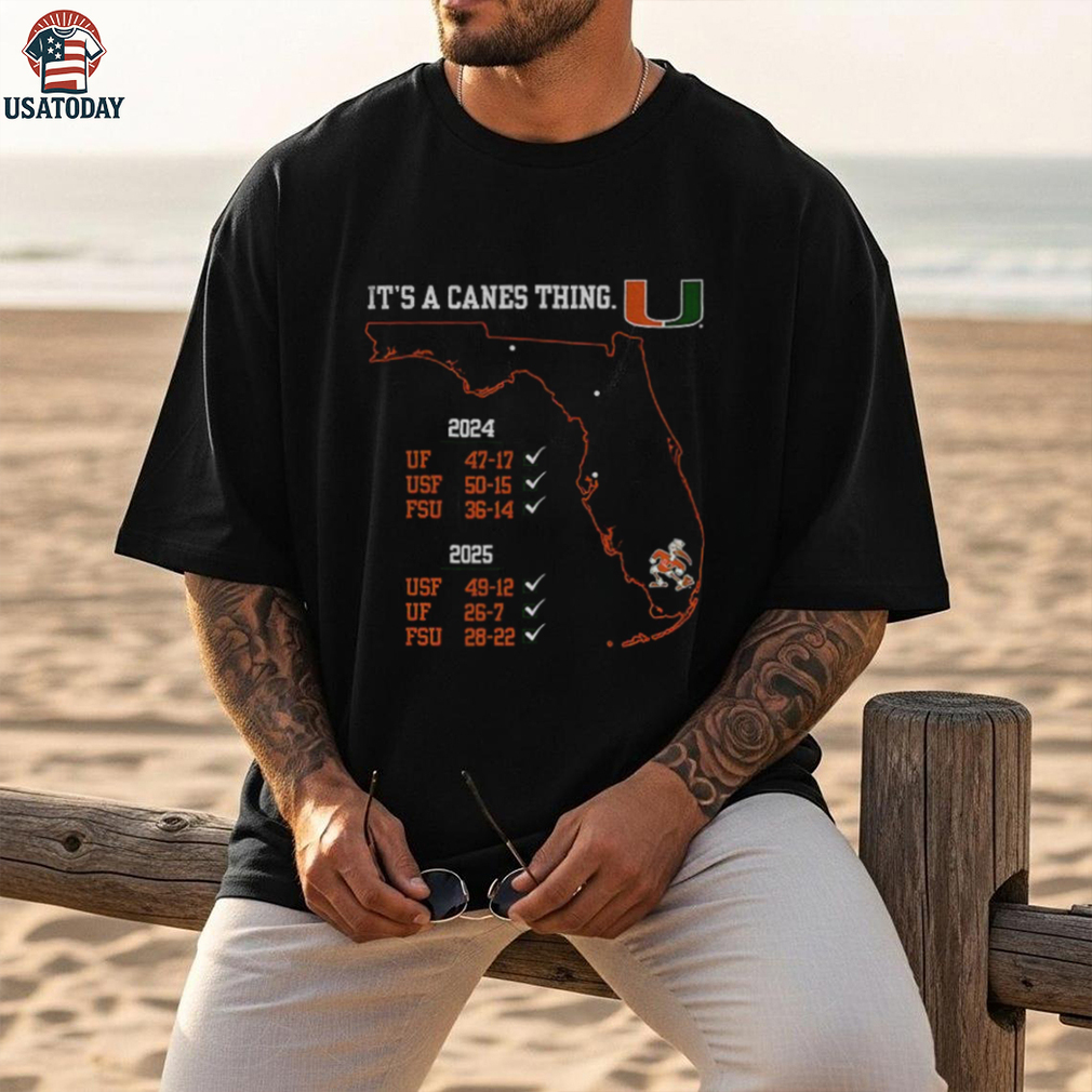 Miami Hurricanes State Champs it’s a canes thing 2024 2025 shirt Miami Hurricanes State Champs it’s a canes thing 2024 2025 shirt