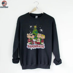 Mlb Snoopy The Peanuts Arizona Diamondbacks Christmas T Shirt
