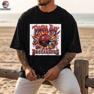 NFL Tampa Bay Buccaneers   Drip Helmet Tee