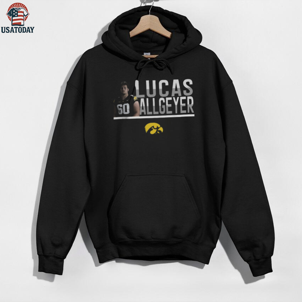 NIL Store Iowa Football Lucas Allgeyer Illustrated T Shirt NIL Store Iowa Football Lucas Allgeyer Illustrated T Shirt