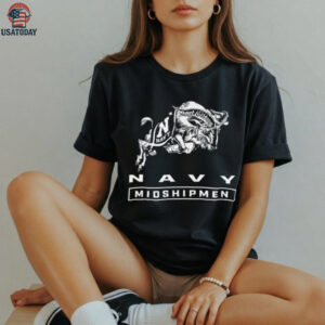 Navy Midshipmen Shop Navy Midshipmen Stack Stretch Performance T Shirt