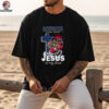 New England Patriots in my veins Jesus in my heart cross mascot shirt