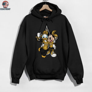 New Orleans Saints Disney Donald and Minnie T Shirt