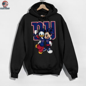 New York Giants Disney Donald Duck and Minnie Mouse Shirt