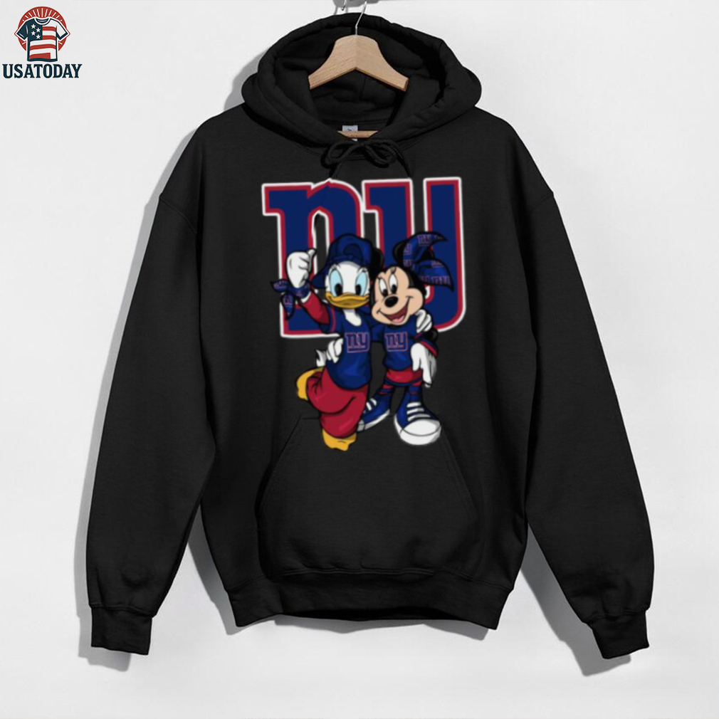 New York Giants Disney Donald Duck and Minnie Mouse Shirt New York Giants Disney Donald Duck and Minnie Mouse Shirt