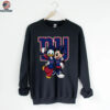 New York Giants Disney Donald Duck and Minnie Mouse Shirt
