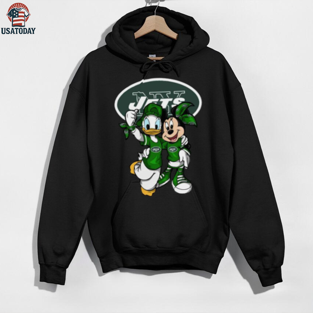 New York Jets Disney Mickey Mouse and Donald Duck T Shirt New York Jets Disney Mickey Mouse and Donald Duck T Shirt
