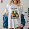 New York Yankees Grinch Halloween Tee – Just Waiting for Game Day – Custom Name MLB Fan Shirt Gift