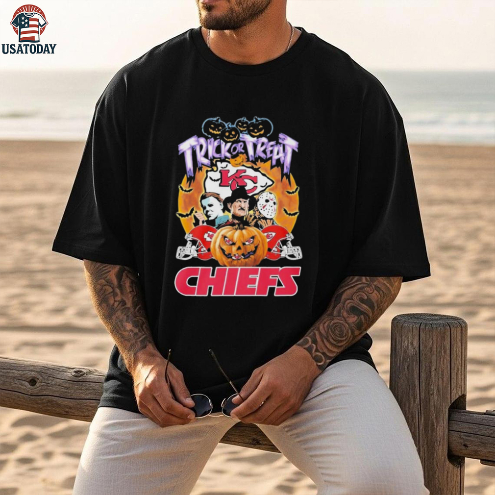 Official Kansas City Chiefs Trick Or Treat Shirt Official Kansas City Chiefs Trick Or Treat Shirt