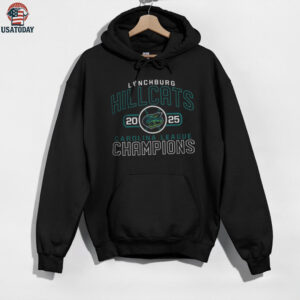 Official Lynchburg Hillcats 2025 Carolina League Champions T Shirt