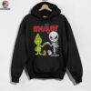 Official Meijer Merch Grinch And Jack Skellington Fist Bump Meijer Halloween Hoodie
