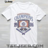 Official Men’s New York Mets Cooperstown Collection World Series Champions Arch Shirt