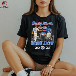 Official Toronto Blue Jays Party Like It’s Season 92 93 Skyline Sigantures T Shirt