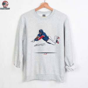 Official Vladimir Guerrero Jr Super Vlad Flying Slide Toronto Blue Jays MLB Signature t shirt