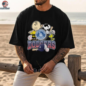 Peanuts Dodgers Shirt – Snoopy Charlie Brown Los Angeles Baseball
