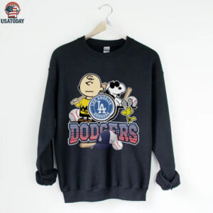 Peanuts Dodgers Shirt – Snoopy Charlie Brown Los Angeles Baseball