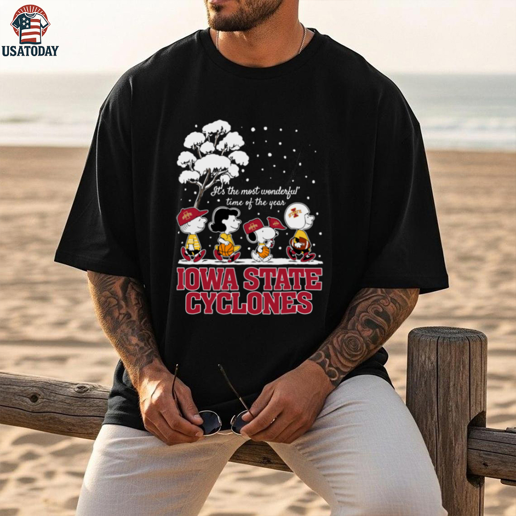 Peanuts Iowa State Cyclones Winter It’s The Most Wonderful Time Of The Year T Shirt Peanuts Iowa State Cyclones Winter It’s The Most Wonderful Time Of The Year T Shirt