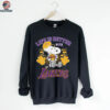 Peanuts Snoopy Life Is Better With Los Angeles Lakers Basketball Love T Shirt