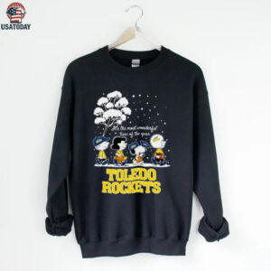 Peanuts Toledo Rockets Winter It’s The Most Wonderful Time Of The Year T Shirt