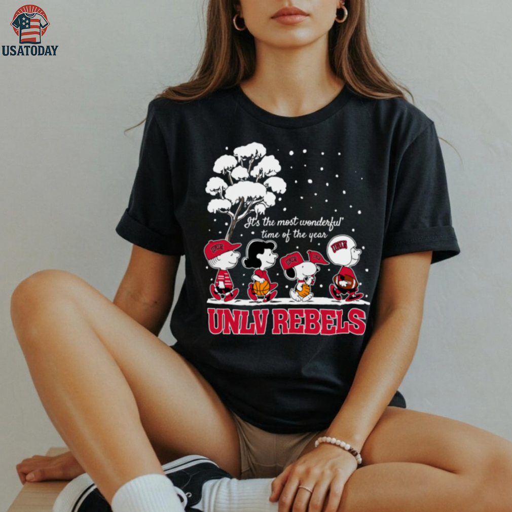 Peanuts UNLV Rebels Winter It’s The Most Wonderful Time Of The Year T Shirt Peanuts UNLV Rebels Winter It’s The Most Wonderful Time Of The Year T Shirt