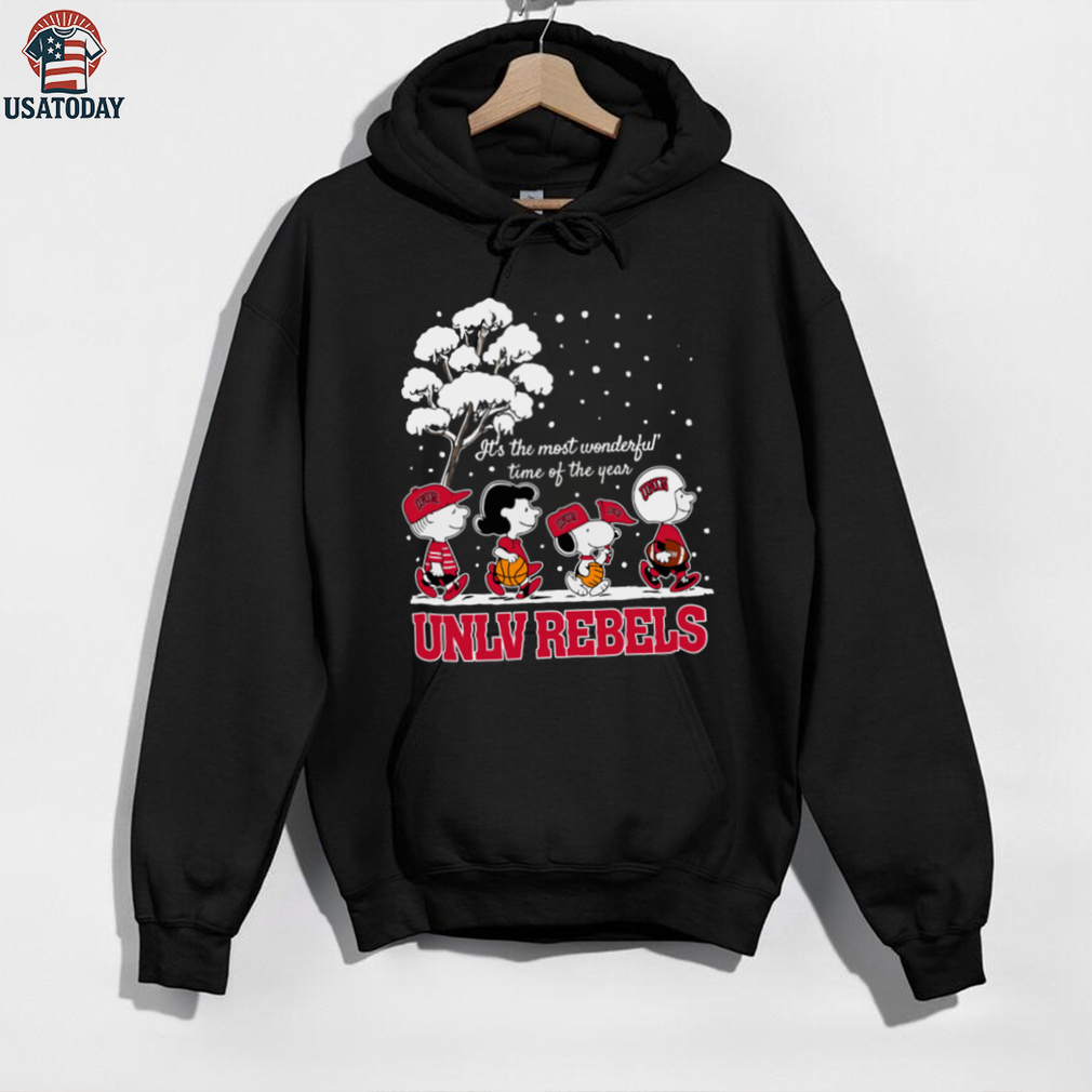 Peanuts UNLV Rebels Winter It’s The Most Wonderful Time Of The Year T Shirt Peanuts UNLV Rebels Winter It’s The Most Wonderful Time Of The Year T Shirt