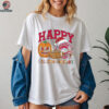 Personalized Georgia Bulldogs HalloThanksMas Tee, Funny Holiday Shirt with Pumpkin Football Santa Hat, NCAA Gift for Halloween Thanksgiving Christmas