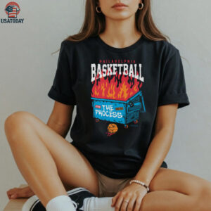 Philadelphia Basketball The Process Dumpster Fire T Shirt