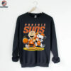 Phoenix Suns X Charlie Brown And Snoopy Playing Basketball Shirt